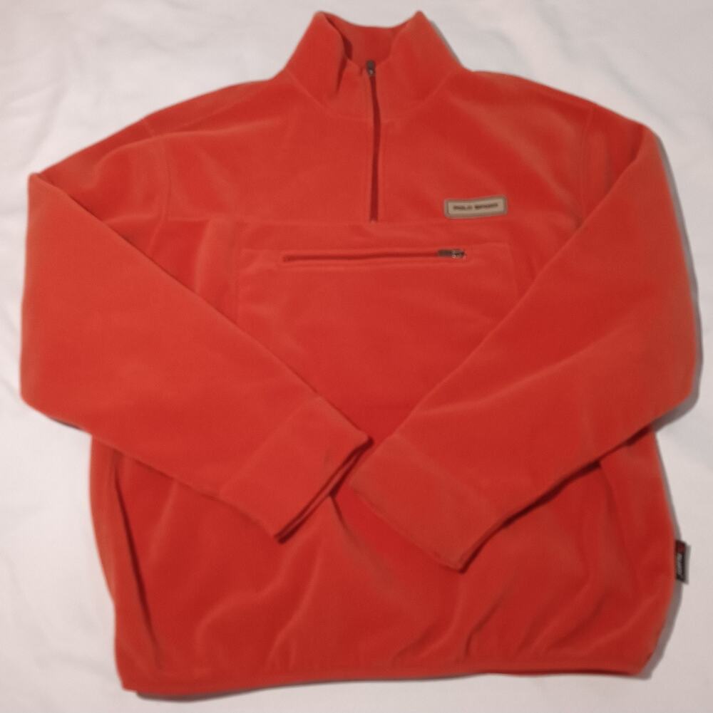 Vtg 90s Polo Sport Fleece Quarter Zip Pullover Vintage Polo Ralph Lauren L